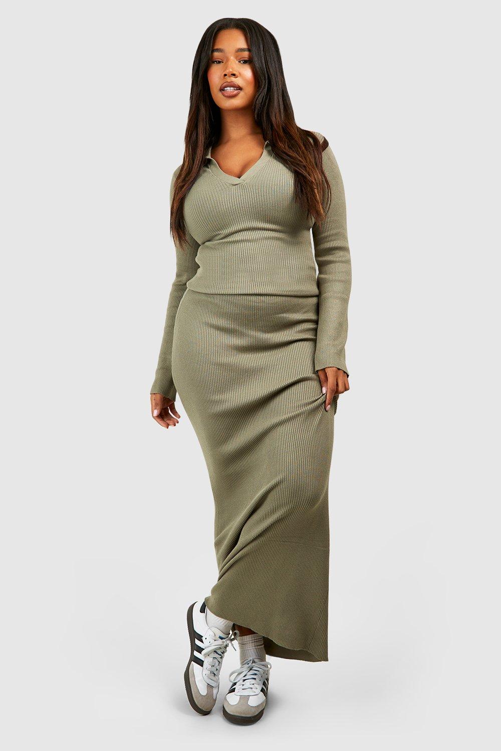 Plus size store maxi skirt set